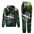 thumbnail image 2 of Dead by Daylight DBD Unisex Adult Sweatsuits Hoodie & Sweatpants Long Sleeve Hooded Sweatshirt Matching Joggers Tracksuit Sets M, 2 of 9