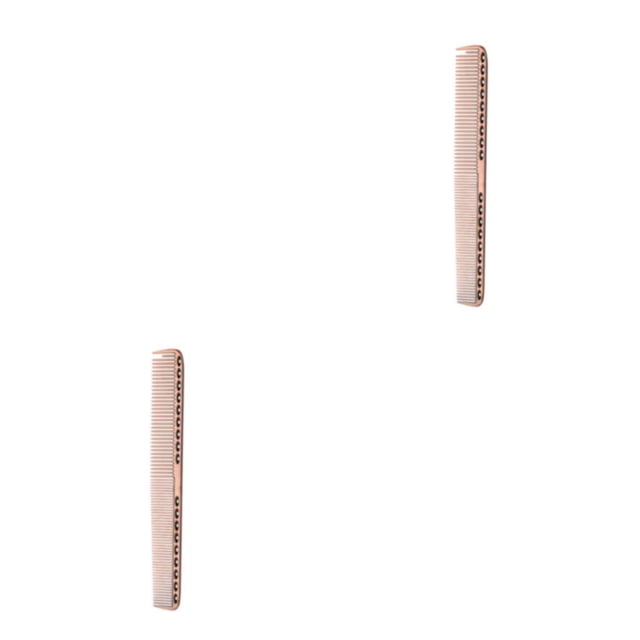 Seitruly Peines de peluquería de acero inoxidable, ligeros y fuertes, corte de pelo preciso, peine excepcional para línea de separación Type8 NO8