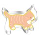 thumbnail image 1 of Molde de acero inoxidable para galletas, molde para cortar con forma de ratón y gatito de dibujos animados, herramienta para hornear masa de pan al vapor, 1 of 6
