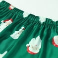 thumbnail image 3 of Lovskoo Christmas Lounge&nbsp;Sets for Women Satin Long Sleeve Button Down Top and Shorts Sleepwear Pajama Set Two Piece Shorts Outfits Set X-Dark Green L, 3 of 7