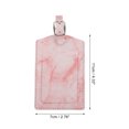 thumbnail image 2 of Unique Bargains 1 Pc Marble Pattern Luggage Tag for Travelling Pink Polyurethane, 2 of 5