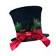 thumbnail image 4 of Adorno navideño para la parte superior del árbol de Navidad con lazo, adorno navideño para escritorio, decoración para la parte superior del árbol de, 4 of 9