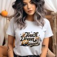 thumbnail image 2 of Touchdown Season T-Shirt | Retro Football Game Day Tee for Women, Natural, Size M, 2 of 6