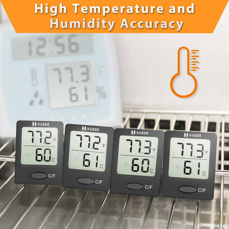 Digital Hygrometer Indoor Thermometer Room Thermometer and Humidity Gauge  with Temperature Monitor, Indoor Thermometer for Room Temperature, Humidity  Monitor Expression Indicator for Home - Yahoo Shopping