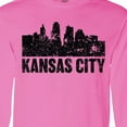 thumbnail image 4 of Inktastic Kansas City Skyline Grunge Long Sleeve T-Shirt, 4 of 5