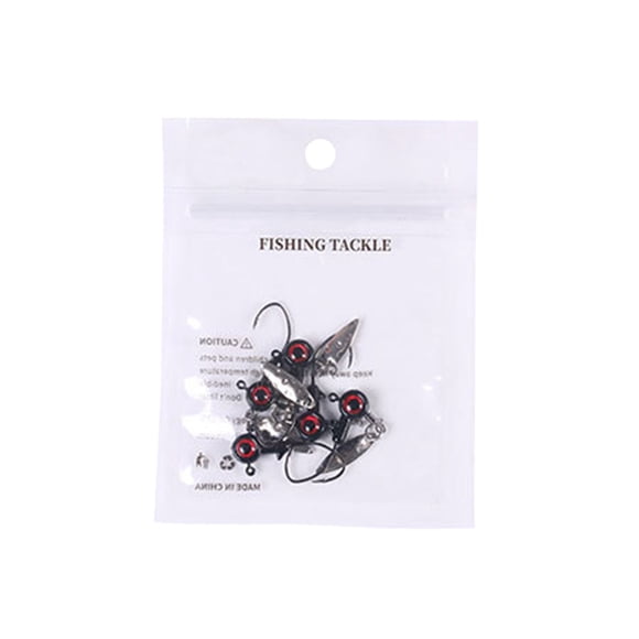 TIELUTT Hameçon de Pêche Profond Jigging Polyvalent Hameçon Doré avec Pare-Chocs Hameçon Espèces Hameçon Hameçons de Pêche pour Grandes Boîtes d'Attirail pour Émerillons de Glace en Vrac Attirail Pêcheur