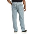 thumbnail image 2 of Harbor Bay by DXL Men's Big and Tall Athletic-Fit Jeans, Light Wash, 60W X 28L, 2 of 7