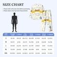 thumbnail image 4 of Uemuo Golf Icons And Golfer Pattern 2-Piece Loungewear Set - Men’s Soft Sleepwear, Cozy Winter PJs, Comfy Sleep Set-XX-Large, 4 of 7