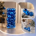 thumbnail image 5 of Ball Ornament Glossy Finish Decorative Sphere Multi‑Surface Style for Christmas Tree Holiday Decoration, 5 of 7
