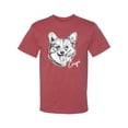thumbnail image 2 of Cute Corgi Dog Lover Pet Owner Animal Lover Graphic T-Shirt, Vintage Heather Red, 5XL, 2 of 4
