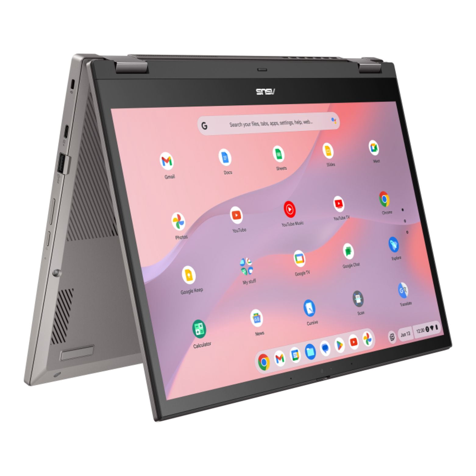 Restored ASUS Chromebook CX34 14" WUXGA Intel Core i5-1235U 1.3 GHz 16GB 256GB SSD Intel Iris Xe Graphics ChromeOS Laptop, Zinc (Refurbished)