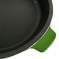 thumbnail image 5 of BergHOFF Neo 2pc Cast Iron 10" Fry Pan & 11" Grill Pan Cookware Set, Green, 5 of 7