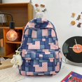 thumbnail image 2 of Mochila de nailon a cuadros versátil de gran venta a la moda 2024 Nueva mochila de viaje versátil de alta calidad y alta capacidad, 2 of 5