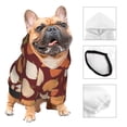 thumbnail image 3 of Cauagu Happy Thanksgiving Day Pattern Winter Pet Hoodie Sweatshirts- Dog Hoodie Sweater with Leash Hole - Cute Dog Hoodie - Pet Clothes Puppy Cat Custume -Small, 3 of 8
