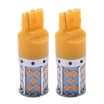 2X T20 7440 W21W Led Bulb 3030 35Smd Canbus Led Lamp for Car Turn Signal Lights Amber Lighting 12V 24V