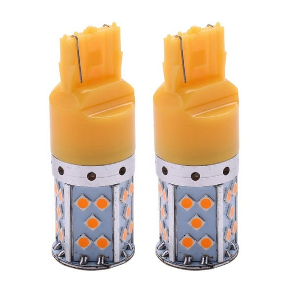 2X T20 7440 W21W Led Bulb 3030 35Smd Canbus Led Lamp for Car Turn Signal Lights Amber Lighting 12V 24V