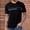 A-Black, variant on Men's Shirts Short Sleeve with Pocket Big and Tall Printed Casual Loose Pocket Round Neck T-Shirt