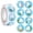 Multicolor#04, variant on Anewi Easter Egg Stickers Roll 8 Pattern Designs Self-Adhesive Waterproof Decals with Rabbit Flower for Envelope Scrapbook Spring Party Decor