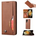 thumbnail image 1 of Nalacover Wallet Case for Samsung Galaxy S23 Ultra with Card Slots Holders Kickstand Magnetic Closure Cover, Premium PU Leather Soft TPU Shockproof Flip Folio Case for Samsung S23 Ultra,Brown, 1 of 6