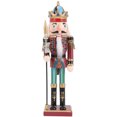 thumbnail image 1 of Xmas Nutcracker Xmas Decor Wood Nutcracker Soldier Christmas Party Desktop Ornament, 1 of 9
