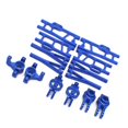 thumbnail image 2 of Juego de metal, bloque de dirección, soporte de brazo de suspensión para Wltoys, azul Afortunado Sencillez, 2 of 5