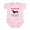 Petal Pink, variant on CafePress - Protected By A Dachshund Body Suit - Baby Light Bodysuit, Size Newborn - 24 Months