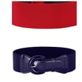 thumbnail image 1 of Women Wide Stretchy Belt Retro Stylish Elasticated Waist Belt For Dresses, 1 of 3