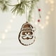 thumbnail image 1 of Fiudx Adornos Navideños Navidad Tallado En Madera Copo De Nieve Santa Claus Colgante Para Árbol De Navidad Diy Materiales De Decoración De Ventanas Del Hogar, 1 of 4