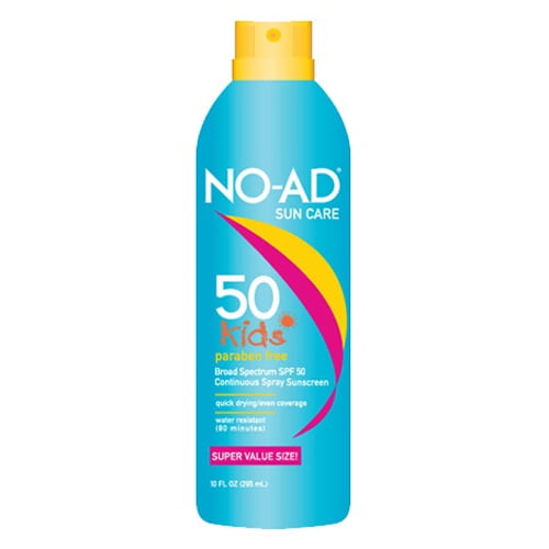 no ad 50 sport spray
