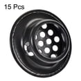 thumbnail image 4 of Unique Bargains Round Air Vents, Fit 0.75" Dia Hole, Flat Circle Mesh Louver, for Furniture Shoebox Wardrobe, Stainless Steel, Black 15Pcs, 4 of 5