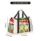 thumbnail image 3 of Disketp Avocado Lovers Wearing Umbrella Bolsa de Viaje Tipo Duffle, Bolso de Mano para Fin de Semana para Mujer, Bolsa de Gimnasio Ligera para Hombre, Esencial para Viajes, 3 of 7