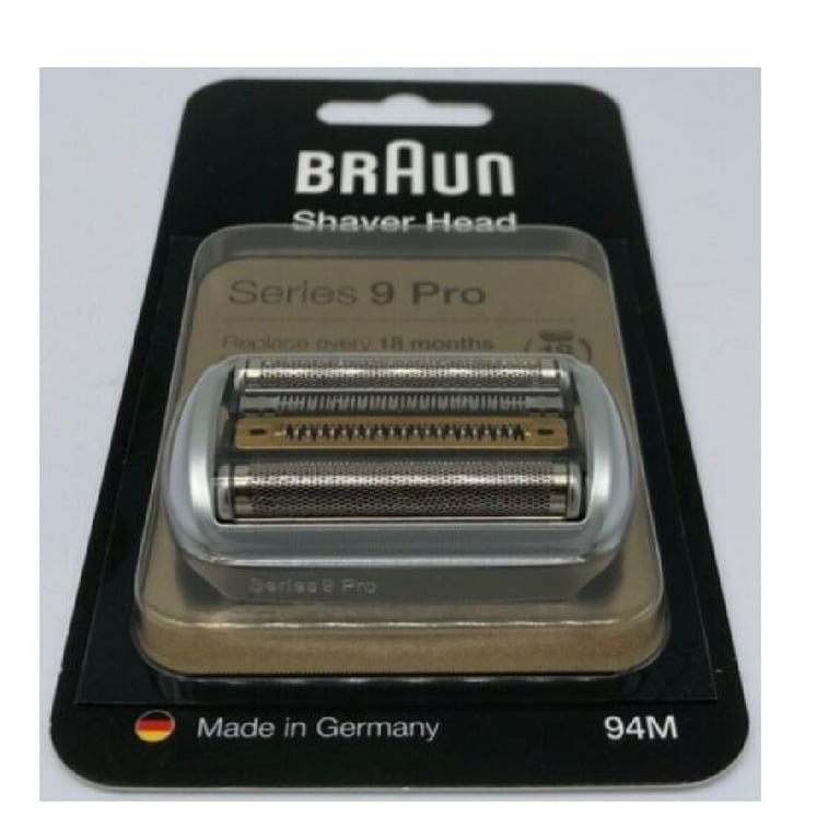 Braun Series 9 Pro Electric Razor Parts - 94M Silver Braun Series 9 Pro Electric Razor Parts - 94M Silver