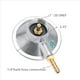 thumbnail image 2 of 2X Regulador de Gas Ajustable de Baja Presión del Tanque de Propano de 1 Libra con Conexión de Manguera de Púas de 1/4 Pulgadas, 2 of 8