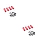thumbnail image 4 of Vogacara Adaptador de bujes de transmisión de ampliación de extensión de ruedas 1:18 repuesto de equipo de vehículo de Control remoto de orugas para Type2 NO2 Vogacara CBP188952, 4 of 5