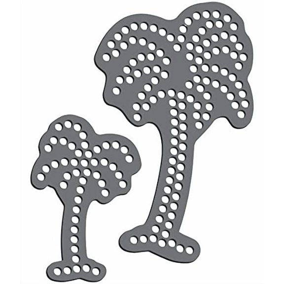 Magnetic Rhinestone Template(s) - PALM TREE 001