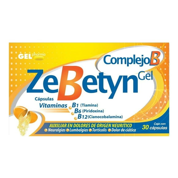 Zebetyn gel complejo B 30 cápsulas