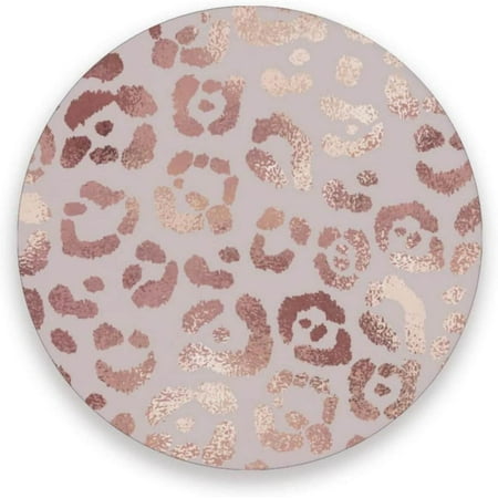 

Hyjoy Leopard Print Round Coasters for Drinks Absorbent Heat Resistant Coaster for Tabletop Protection Suitable for Kinds of Cups Wooden Table Cool Home Decor 2pcs