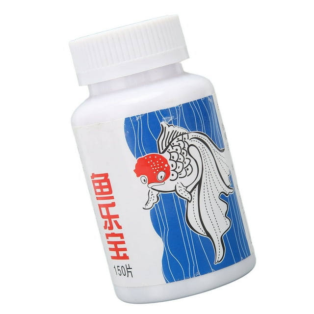 Aquarium Water Conditioner Treatment, 150pcs Remove Chlorine Gas Inhibit Pollution Stabilize PH Value Lasting Aquarium Water Clarifier Cleaning For Aquarium