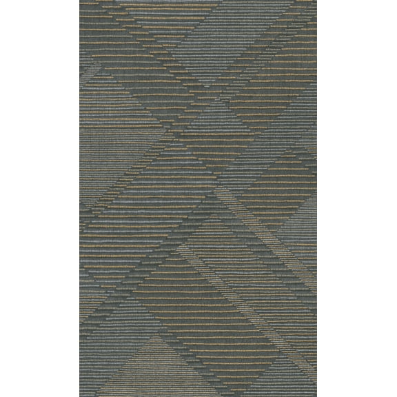 Blue Horizontal Stripes Geometric Wallpaper R8375