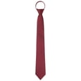 thumbnail image 1 of CORBATA PREHECHA CHIC PARA HOMBRES, TEXTURA AJUSTABLE, CORBATA CON CREMALLERA PARA NEGOCIOS FORMAL, BURDEOS, TALLA ÚNICA, 1 of 4
