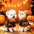thumbnail image 6 of Halloween Dog Stripe Sweater Cute Pet Knitwear Clothes Halloween Outfits Halloween Costume for Small Middle Large Dogs, 6 of 9