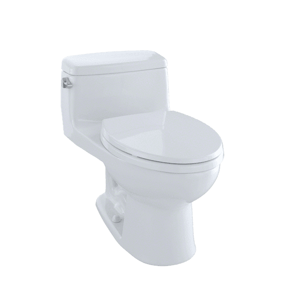 TOTO® Eco Supreme® One Piece Elongated 1.28 GPF Toilet, Cotton White - MS864114E#01