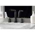 thumbnail image 3 of Kingston Brass FSC8950SVL Serena Widespread Bathroom Faucet with Brass Pop-Up, Matte Black, 3 of 8