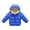 Blue, variant on HAiming Toddler Baby Boys Girls Winter Fleece Coats Long Sleeve Zip up Puffer Jackets Lightweight Thick Warm Outerwear