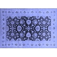 thumbnail image 1 of Ahgly Company Indoor Rectangle Oriental Blue Industrial Area Rugs, 4' x 6', 1 of 4