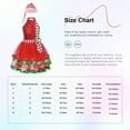 thumbnail image 7 of YiZYiF Girls Sparkly Dance Figure Ice Skating Dress Ballet Tutu Christmas Party Performance Costume Red 14, 7 of 7