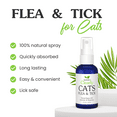 thumbnail image 2 of Isabella's Clearly Natural Flea and Tick Spray for Cats | Gentle, Long Lasting, Without Chemicals, Made in USA with Rosemary and Lavender Hydrosol, 2 of 6