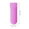 thumbnail image 2 of Unique Bargains 1 Pc Convenient Makeup Bag for Travel Purple Silicone, 2 of 4