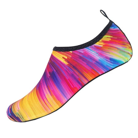 

asdoklhq Women Sneakers Clearance Under $15 Couples Summer Outdoor Water Aqua Socks Beach Swim Surf Yoga Exercise Shoes