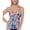 White, variant on Island Escape Sunny Days Printed Underwire Tankini Top Women's Swimsuit White Multi 14